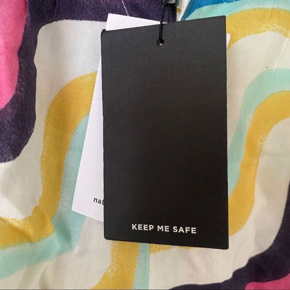 🆕 Native Youth: Wide Leg Short in Abstract Multi Wave Print - Picture 14 of 15